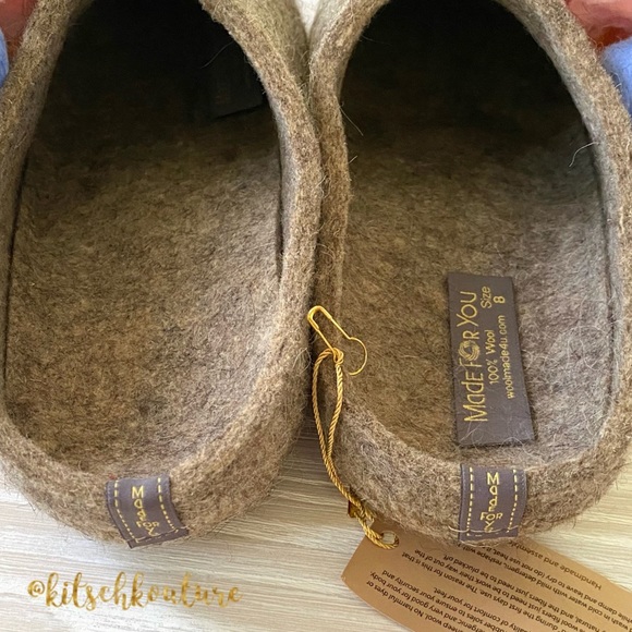 Handmade 100% Wool Clogs - Picture 11 of 11